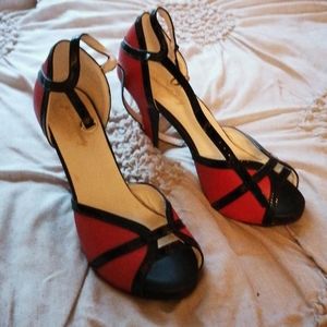 Vintage strap heels